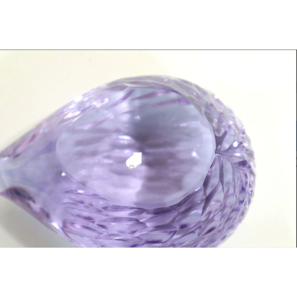 Miloslav Janků Purple Alexandrite Glass Hedgehog Paperweight Figurine MCM EUC - Picture 5 of 7